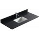  48" vanity top with under mount porcelain sink