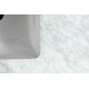  48" vanity top with under mount porcelain sink