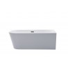 Bacchus 59", Baignoire autoportante (configuration de coin de droite)