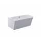 Bacchus 55", Freestanding bathub (left corner configuration)