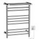 Heat polished chrome, electric towel warmer