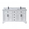 VELA 60" Solid wood double vanity