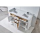 VELA 60" Solid wood double vanity
