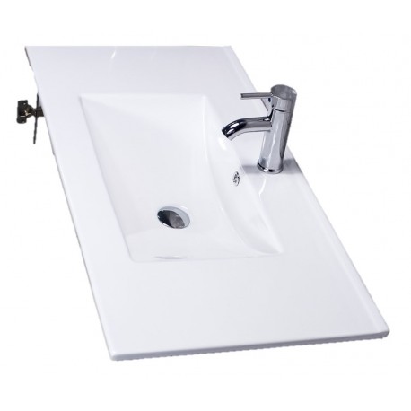 Comptoir en porcelaine de 36'' avec lavabos inclus