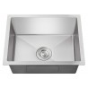 Stainless steel kitchen sink, undermount installation