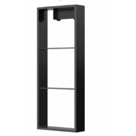 Niche de Douche Suspendue 36*12, fini Noir mat