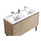 Tavira 48" Zurich Oak, Vanité sur pied