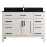 Goli 48-inch Bathroom Vanity – Solid Wood Greige