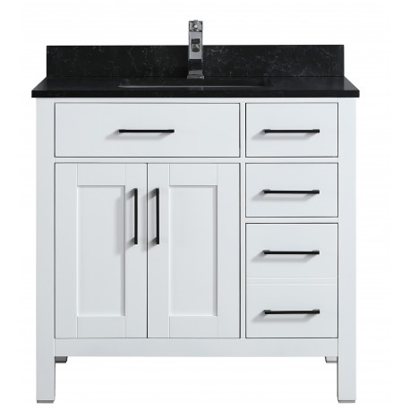 Goli 48" blanc, Solid wood