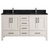 Goli 60'' Bathroom Vanity – Solid Wood greige