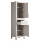 Lyon 20'' Bathroom Linen Cabinet – Greige Wood