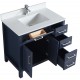Goli 36'' Bathroom Vanity – Solid Wood Antique Blue