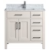 Goli 36'' Bathroom Vanity – Solid Wood Greige