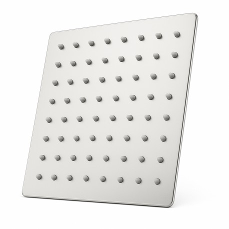 Tête de douche carrée noir mat