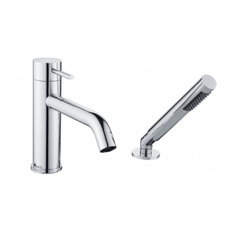 Robinet de bain chrome 2 morceaux – Collection Kami | Robinetterie moderne