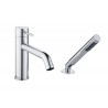 Robinet de bain chrome 2 morceaux – Collection Kami | Robinetterie moderne