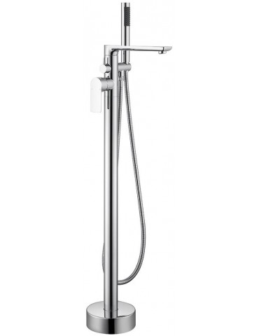 Percée, ​Brass Faucet with chrome finish for freestanding bathtubs