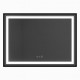 Miroir LED rectangulaire, 48 × 36", collection Bluesync