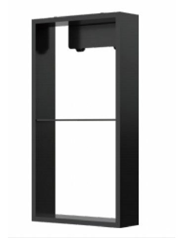 Niche de Douche Suspendue 12*24, fini Noir mat