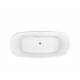 67" Freestanding Bath – Glossy White – Thalira