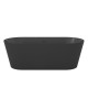 Bain autoportant 67" noir mat – Rox