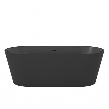 Bain autoportant 67" noir mat – Rox