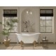 59" Freestanding Bath – Glossy White – Nyros