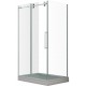 Porte de douche Myo finition blanc mat