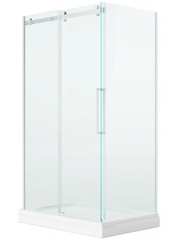 Shower door Mikotos matte white