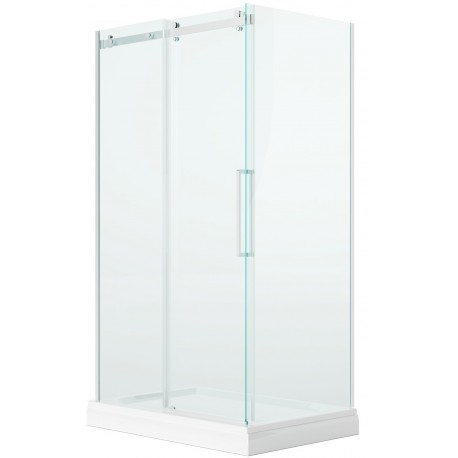 Shower door Mikotos matte white