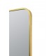 Mirror, 24 × 48", matte gold finish, Luxor collection