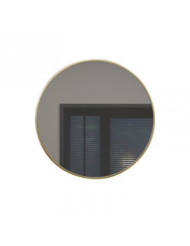 Round Mirror, 40", Matte Gold finish, Orbita Collection