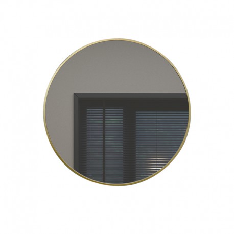 Miroir rond, 28", fini or mat, collection Orbita