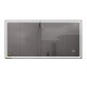 LED Rectangular Mirror, 48 × 28", Biela Collection