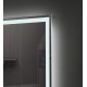 LED Rectangular Mirror, 48 × 28", Biela Collection