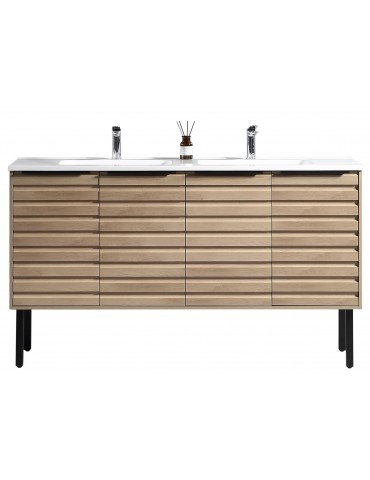 Tavira 48" Zurich Oak, Vanité sur pied