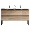 Tavira 60" Zurich Oak, Vanité sur pied