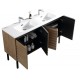 Tavira 48" Zurich Oak, Freestanding Vanity