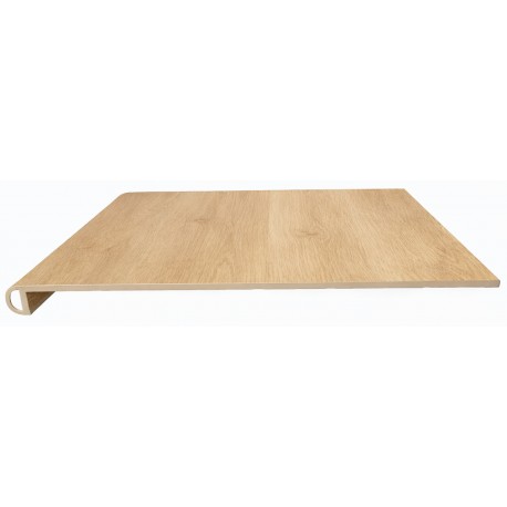 Marche d'escalier ronde en SPC, couleur B197, collection Valtrixis