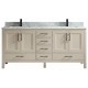 Goli 60'' Bathroom Vanity – Solid Wood greige