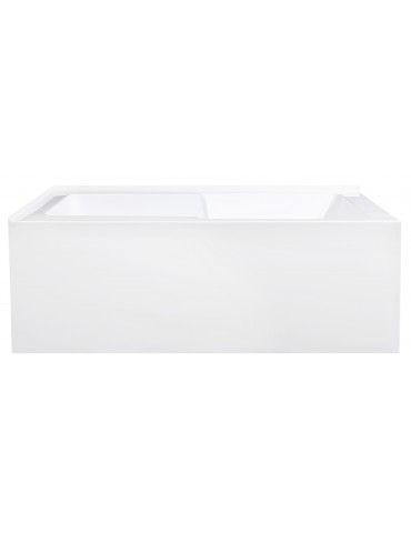 IYO Bathtub – 2 Finished Sides | L-Shaped Alcove Installation