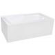 IYO Bathtub – 2 Finished Sides | L-Shaped Alcove Installation