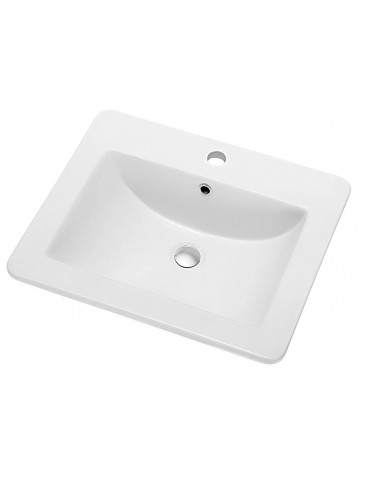 Semi-Recessed Sink Halo – White Vitreous