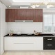 Matte White Subway Backsplash 4x12
