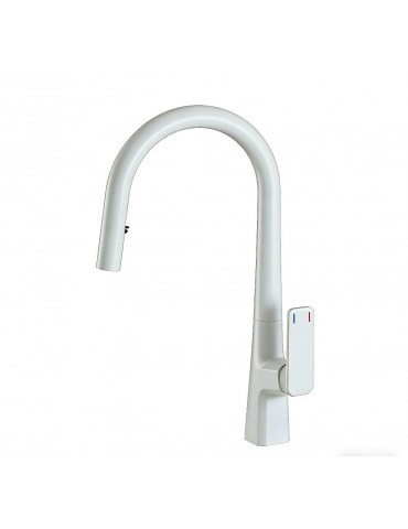 Robinet De cuisine blanc mat Koarus