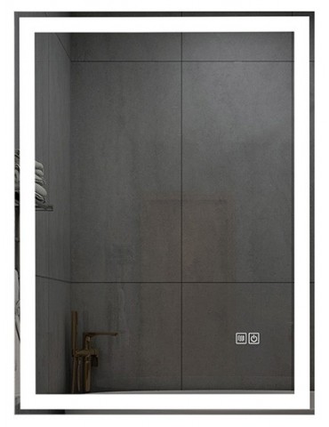 Miroir LED rectangulaire, 24 × 32", collection Biela