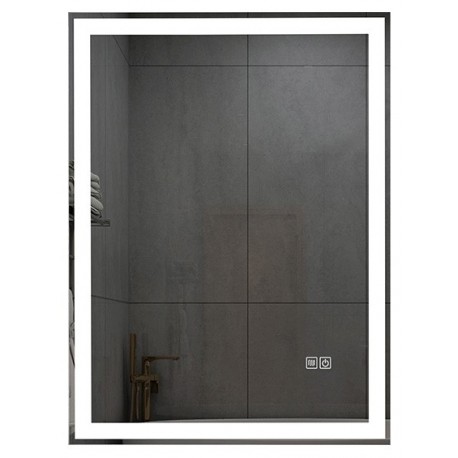 Miroir LED rectangulaire, 24 × 32", collection Biela