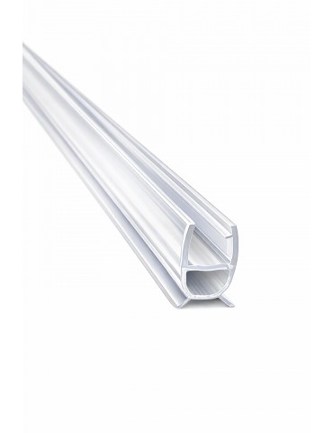 Transparent shower door sealing strip