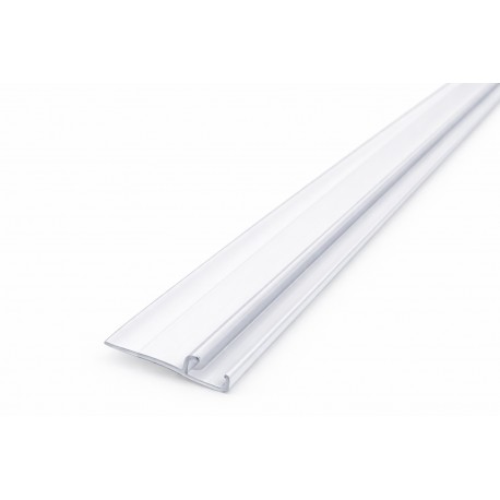 80" profile between doors, clear