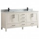 Goli 60'' Bathroom Vanity – Solid Wood greige